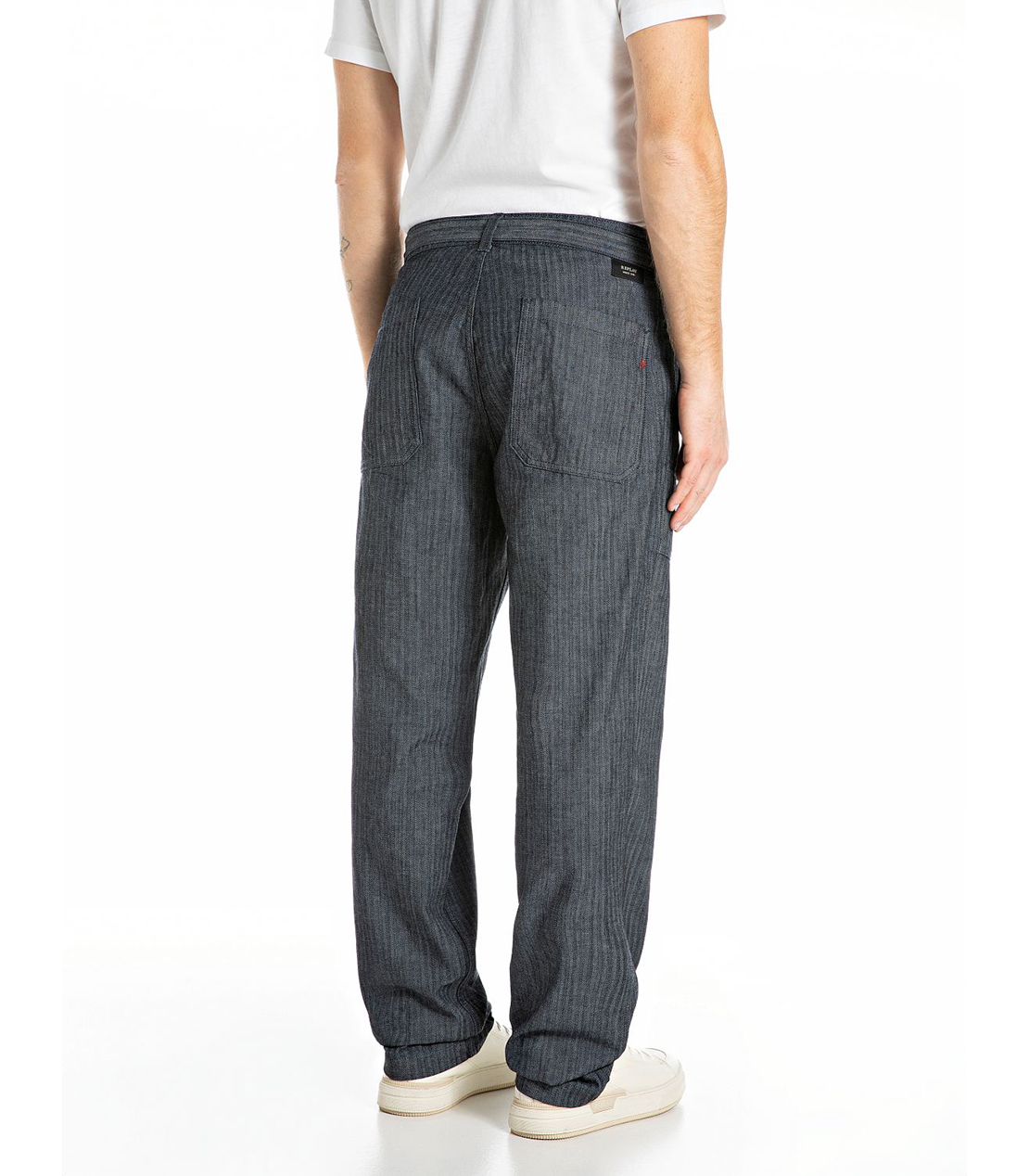 ヘリンボーン デニムパンツ（セットアップ） 詳細画像 ダークブルー 2